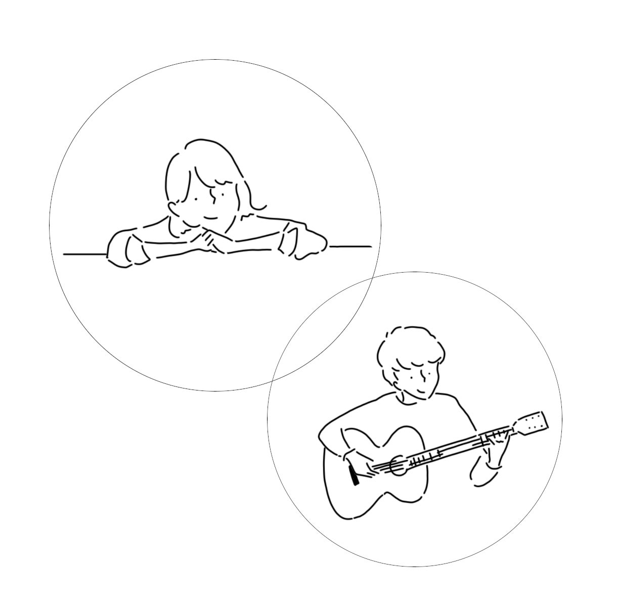 シンプルな線画イラストでSNSアイコン作成します シンプルなイラスト（カラーもOK)お仕事・趣味にも使えます。 イメージ3