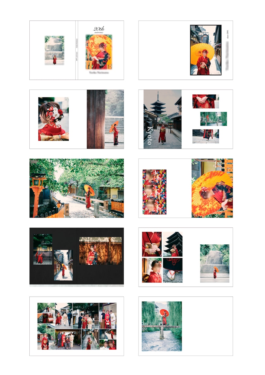 あなただけのフォトアルバムを制作いたします テンプレでないオリジナルのフォトアルバムが欲しいあなたへ イメージ6