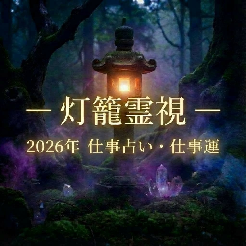 灯籠霊視ー2026年仕事運を占います 仕事の流れと可能性を霊視します イメージ1