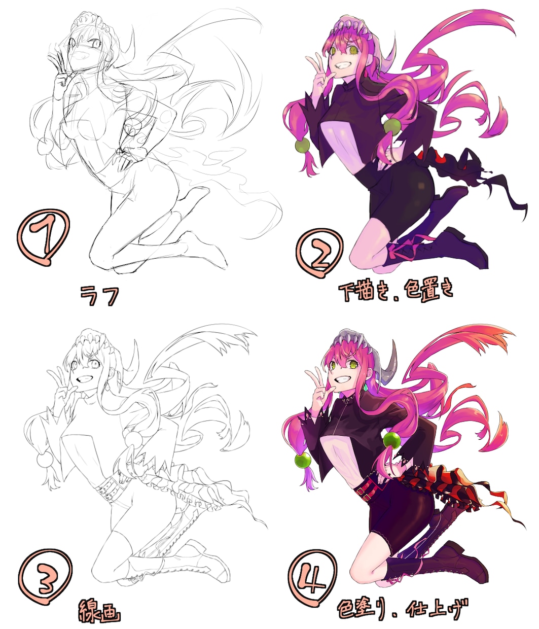 キャラクターデザイン、立ち絵イラスト描きます ゲーム、動画、TRPG、創作に！ イメージ2