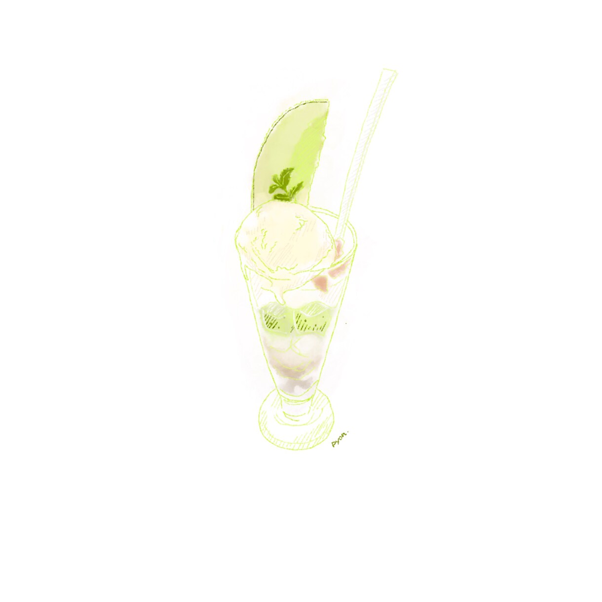 カフェなどの宣伝に使えるメニューイラストを描きます お店のメニューやPOP、SNS等で使えるイラスト作成します イメージ9