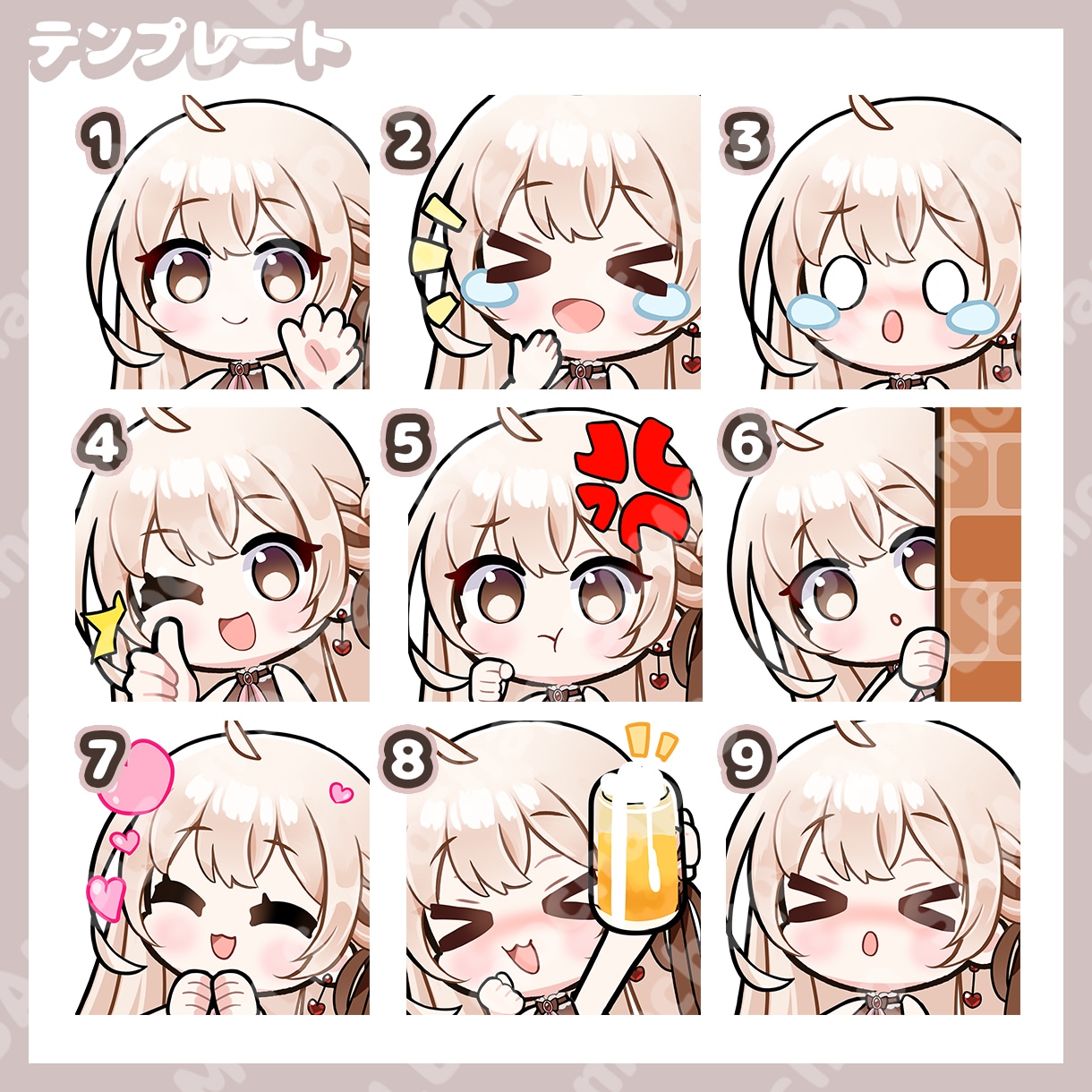 Twitch·YouTubeスタンプ制作ます 7日以内に完成❗️ かわいい❤️目立つスタンプ イメージ2