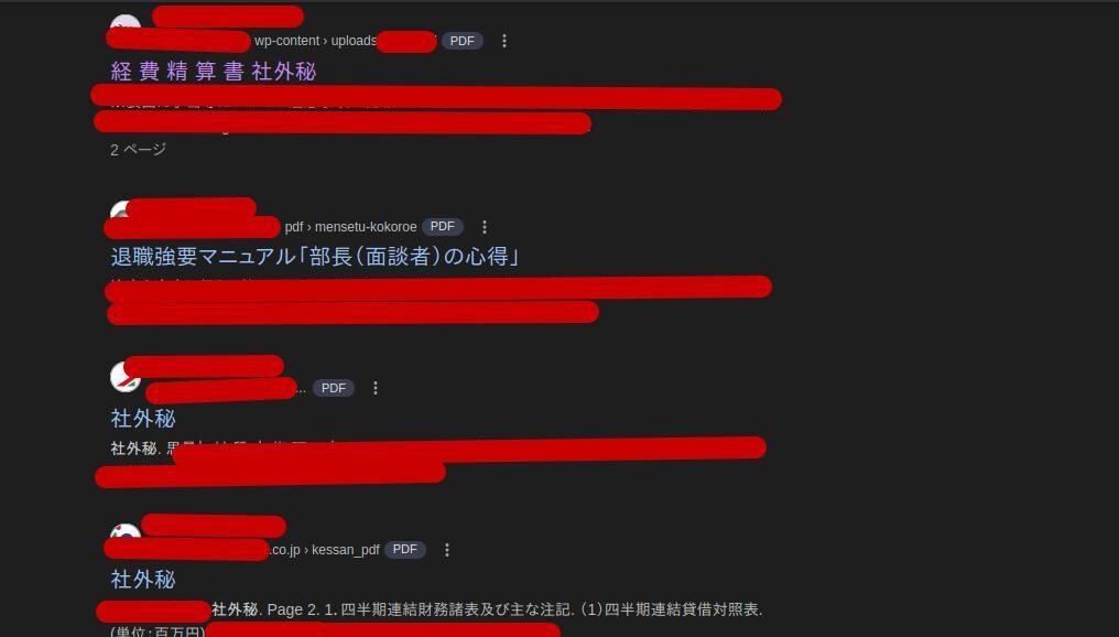 設定ミスによるファイルの露出がないか調査します 設定ミスにより社外秘ファイルが外部に公開されていないかの調査 イメージ3