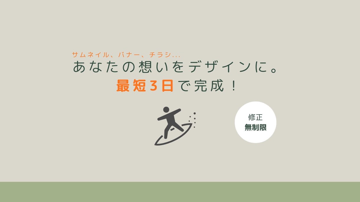 伝わるデザインを最短3日で制作します 想いをくみ取り、見た人にしっかり伝わるデザインをお届けします イメージ1