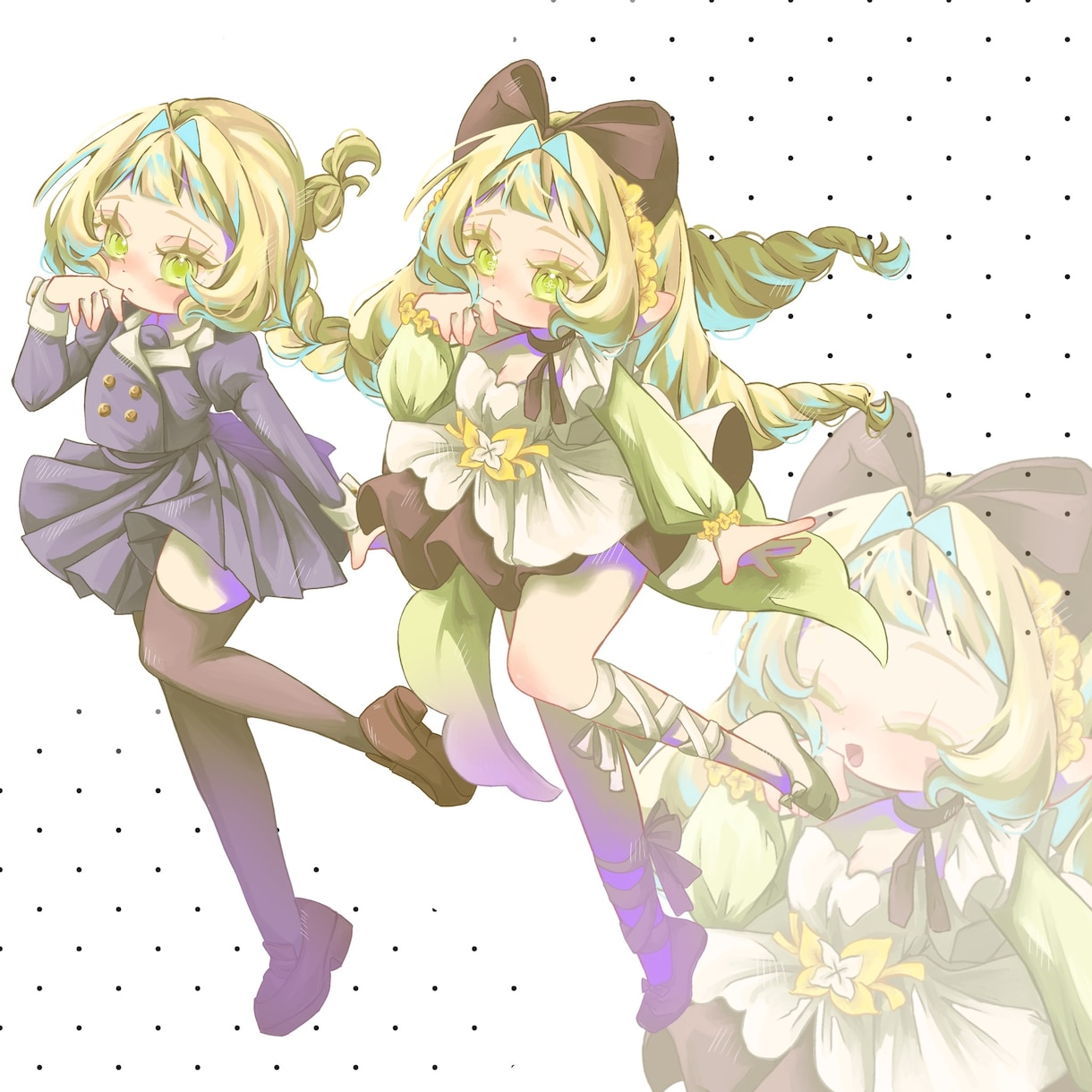 画面映えする立ち絵お描きします 表情差分1つ無料！とびきり可愛い立ち絵をお届け！ イメージ2