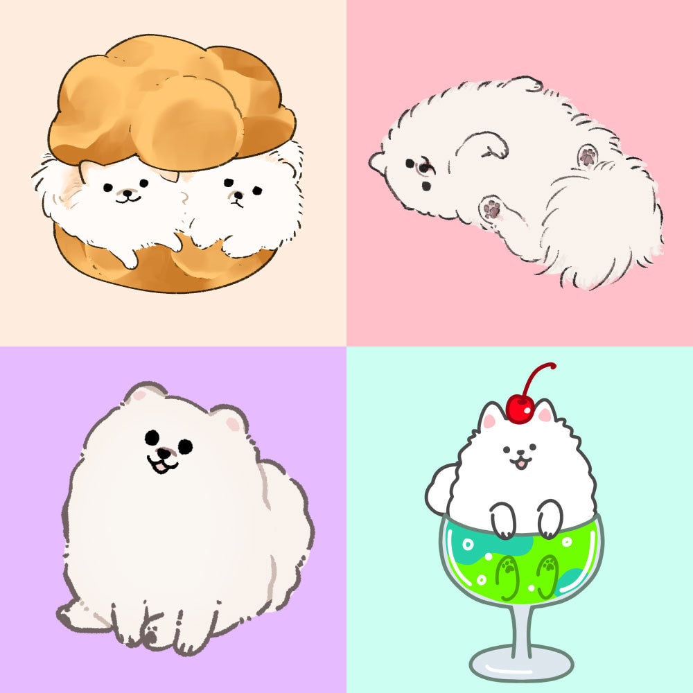 愛するペットのイラスト描きます ふわふわ感バツグン！アイコンやペット名刺・個人利用のグッズに イメージ1