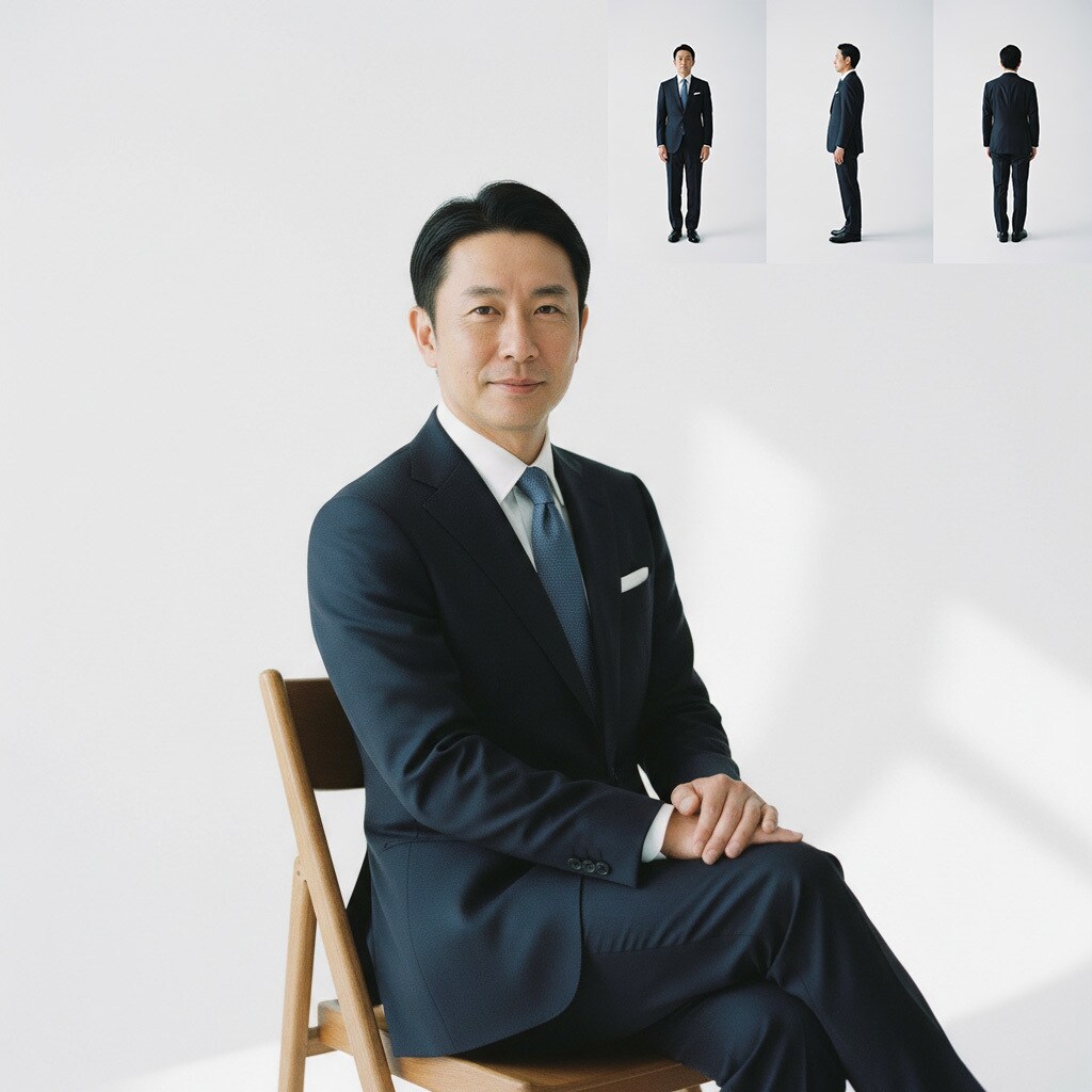 何度でも使えるAI人物モデルを作ります 撮影費用をかけずに、専用人物モデルを手に入れる イメージ3