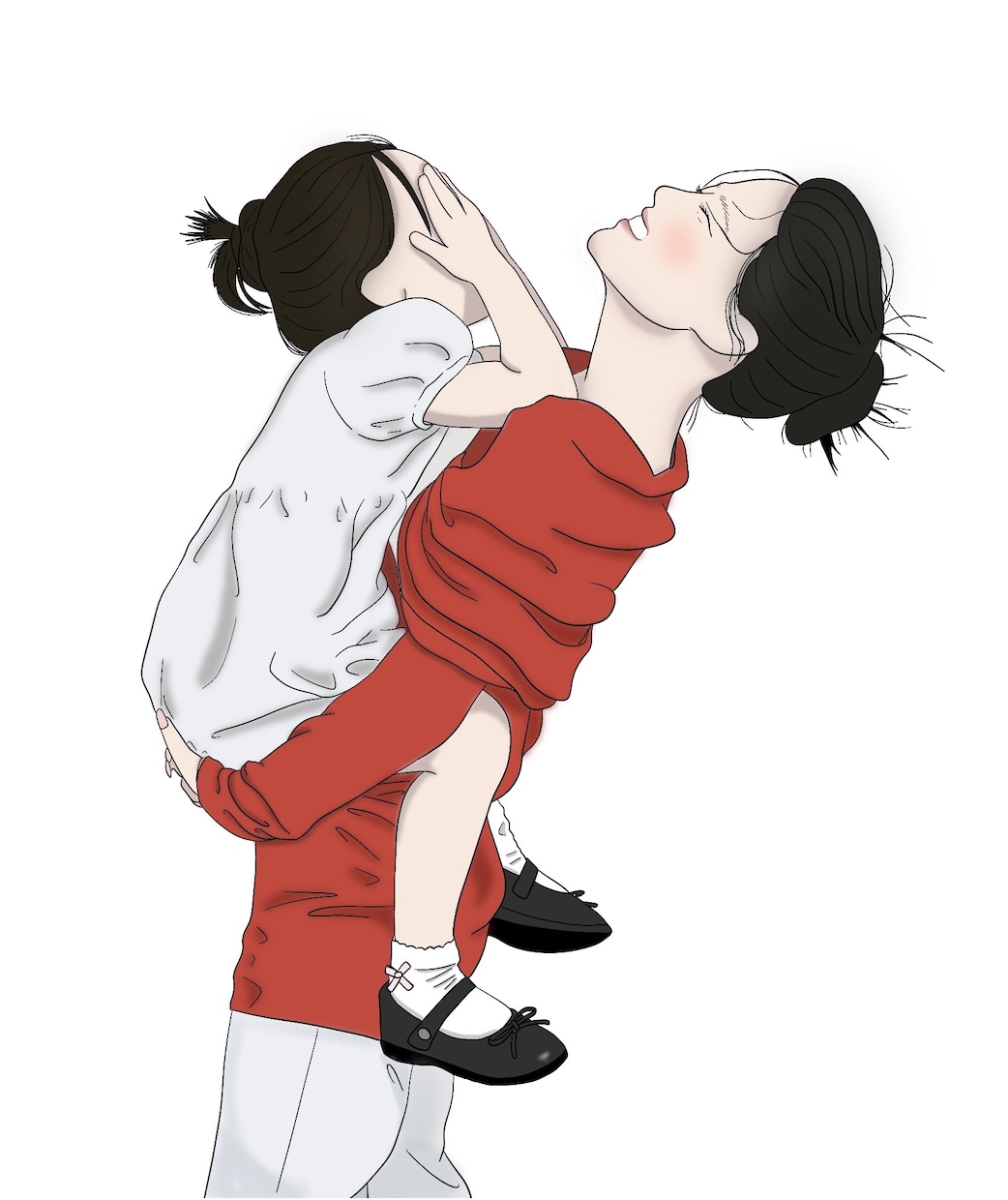 素敵な思い出をシンプルイラストにします 《オーダーイラスト》記念に残るお洒落な韓国風イラスト♡ イメージ3
