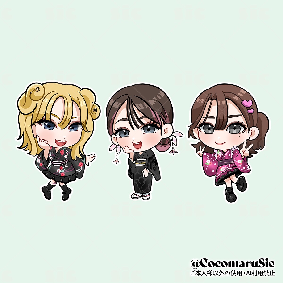 1.5頭身のミニキャラ描きます グッズに使いやすい！1.5頭身のミニキャラ描きます。 イメージ4