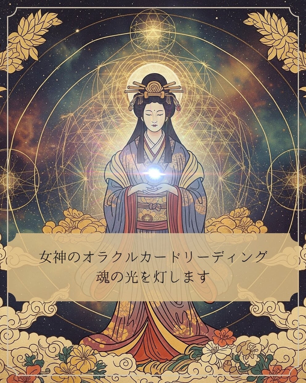 女神のオラクルカードリーディング｜魂の光を灯します あなたの「本来の光」とつながり、メッセージをお届けします イメージ1