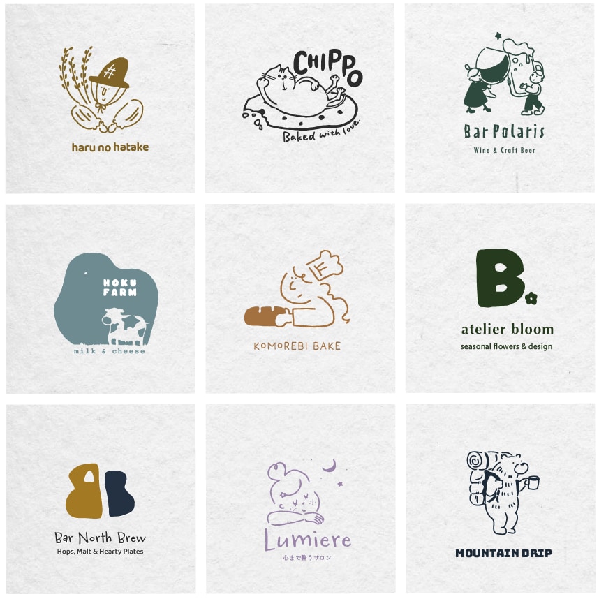 商用利用可能！温かい手書きロゴを作成します 丁寧なヒアリングを通して、はじまりに寄り添うデザインを。 イメージ1