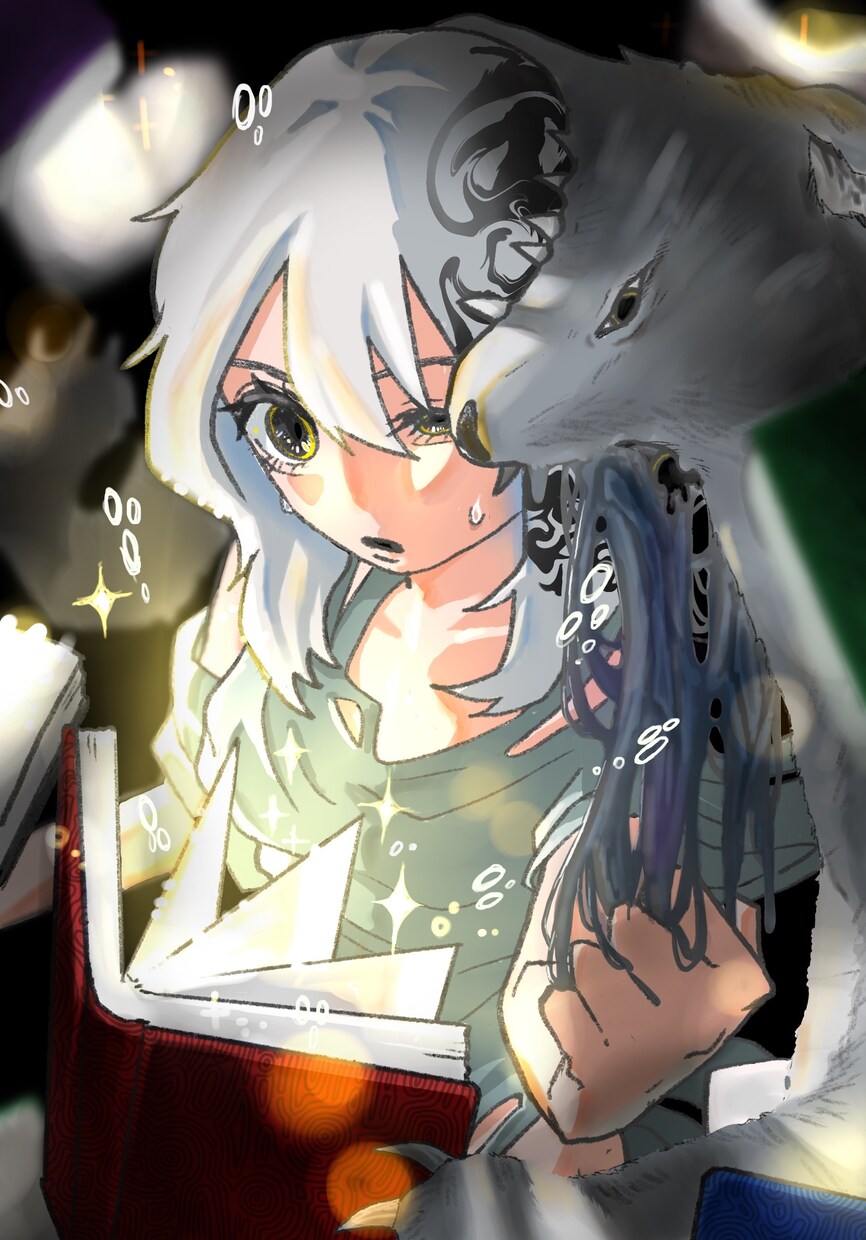 目が特徴的なキャラクターのイラストを描きます イカした個性的なキャラクターを求めている方へ イメージ3