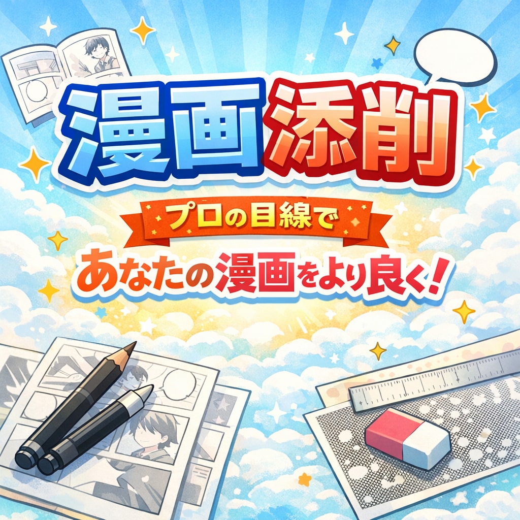 元大手出版社漫画編集があなたの作品を添削します 完成原稿・ネーム・プロットなんでもお受けします。 イメージ1