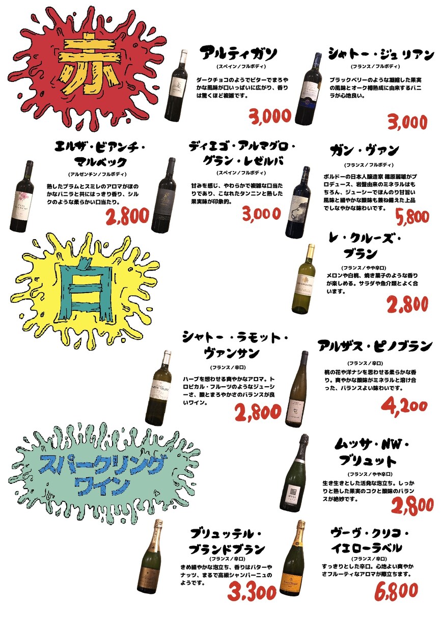 筆文字メニュー作ります 温かみのある手書きメニューを制作いたします イメージ4
