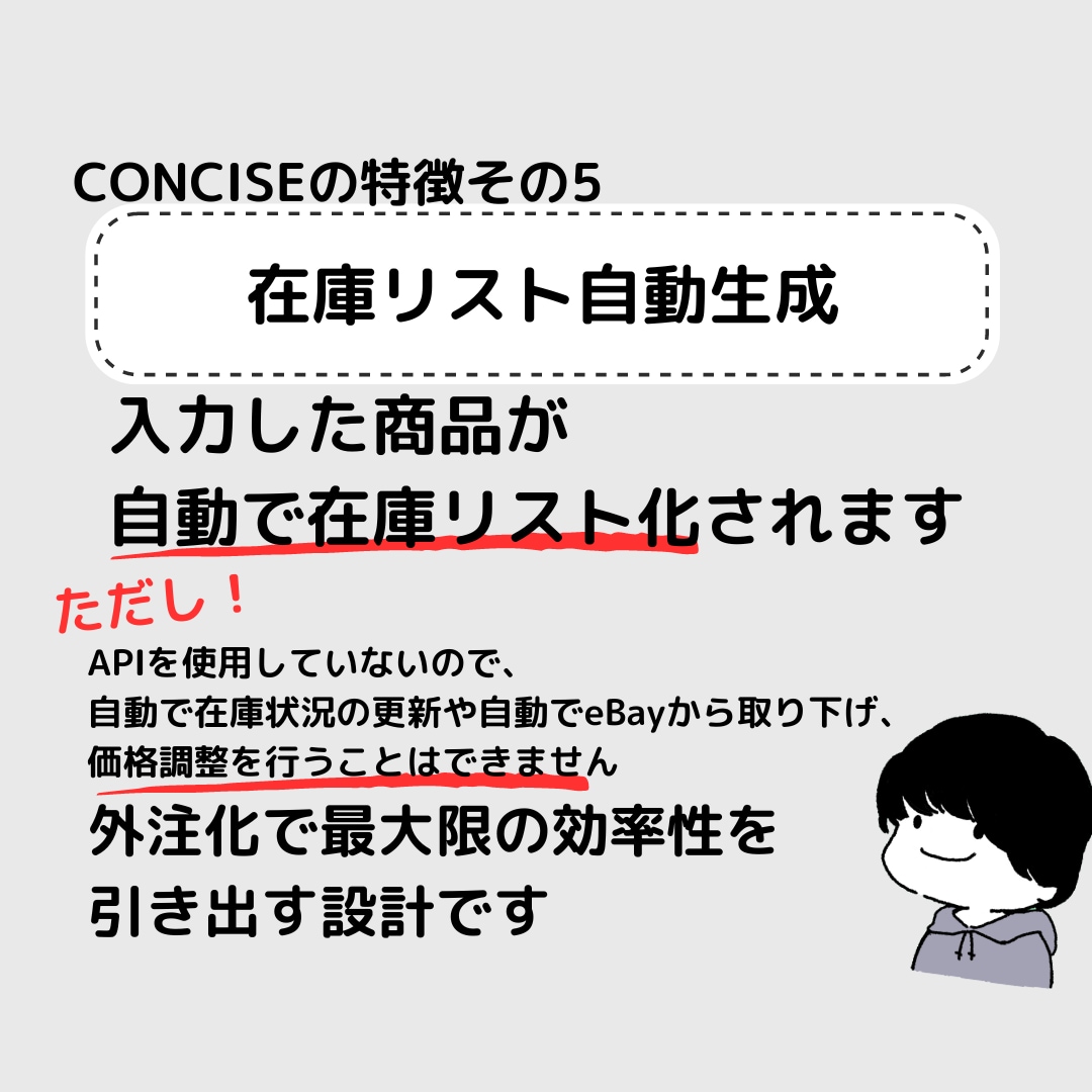 eBay無在庫管理・一括出品ツール作成します File Exchange形式の買切りで大きなコストカット！ イメージ7