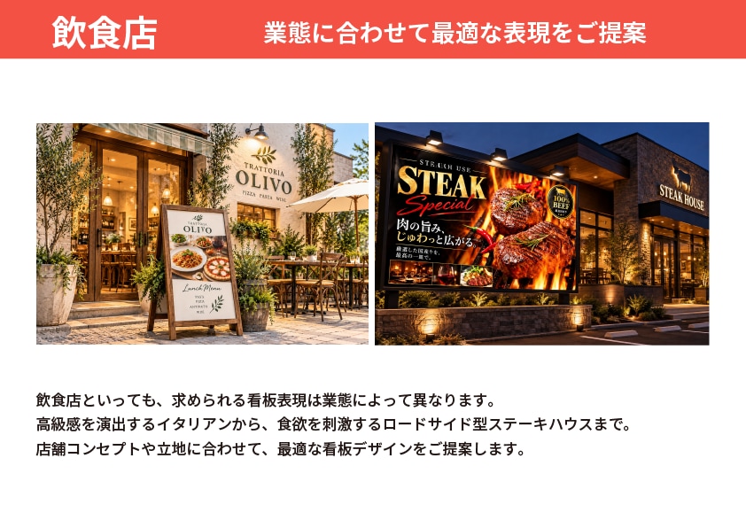 看板デザイン・看板制作データを作成します 屋外広告士｜看板・ウインドウサイン・のぼり イメージ5