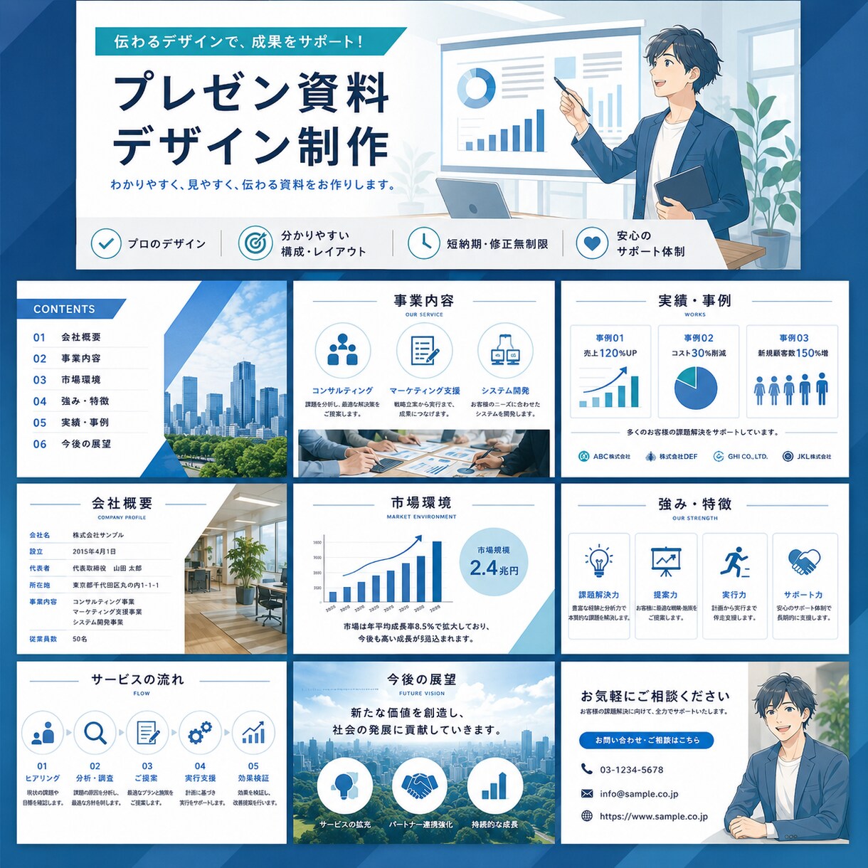大学課題やゼミ発表用スライドを制作します 見やすく伝わる資料をPowerPoint形式で作成します イメージ3