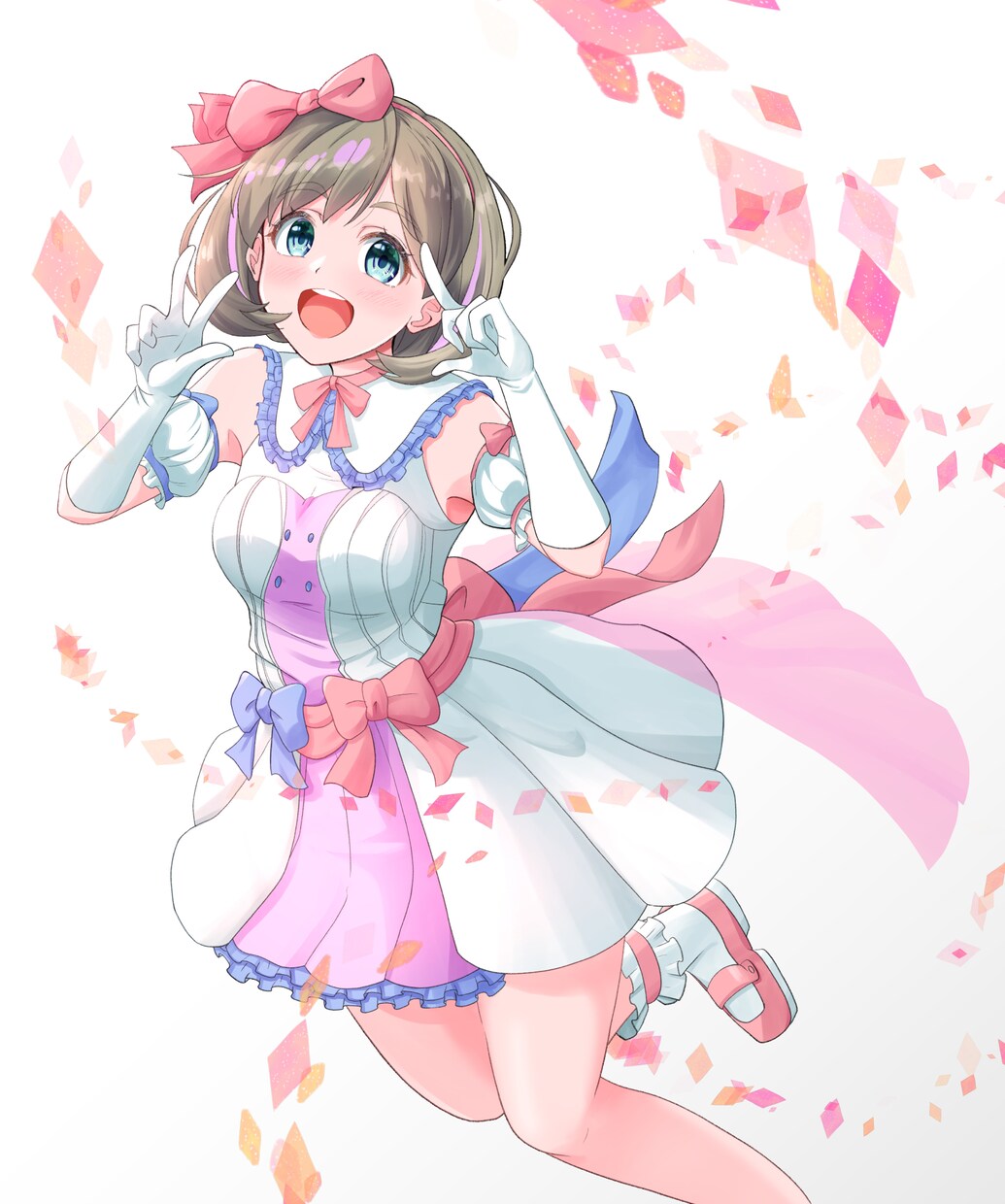 イラスト制作★明るく可愛い女の子イラスト描きます ／動画サムネ、SNSヘッダー、TRPG立ち絵、観賞用などに！ イメージ7