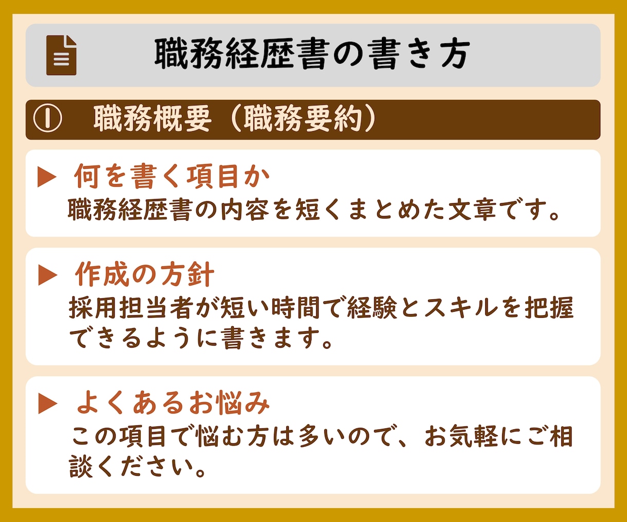 完全丸投げ　履歴書や職務経歴書をプロが作成します ゼロから作成代行/ポイント解説付　総販売実績2000件突破 イメージ9