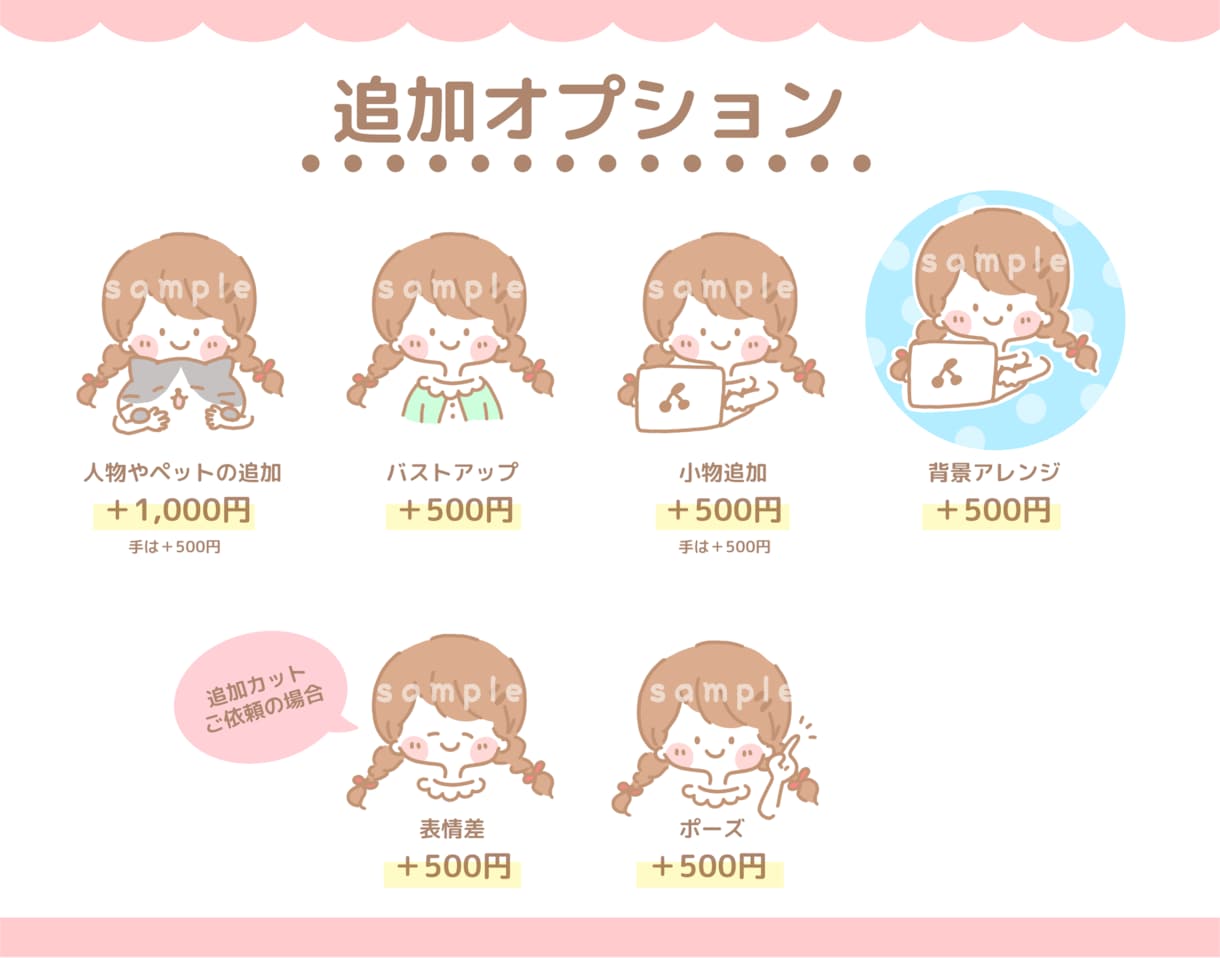 シンプルゆるかわ優しい線画アイコン描きます 商用利用OK◎ブログやSNSのお仕事のオリジナルアイコンに♪ イメージ3