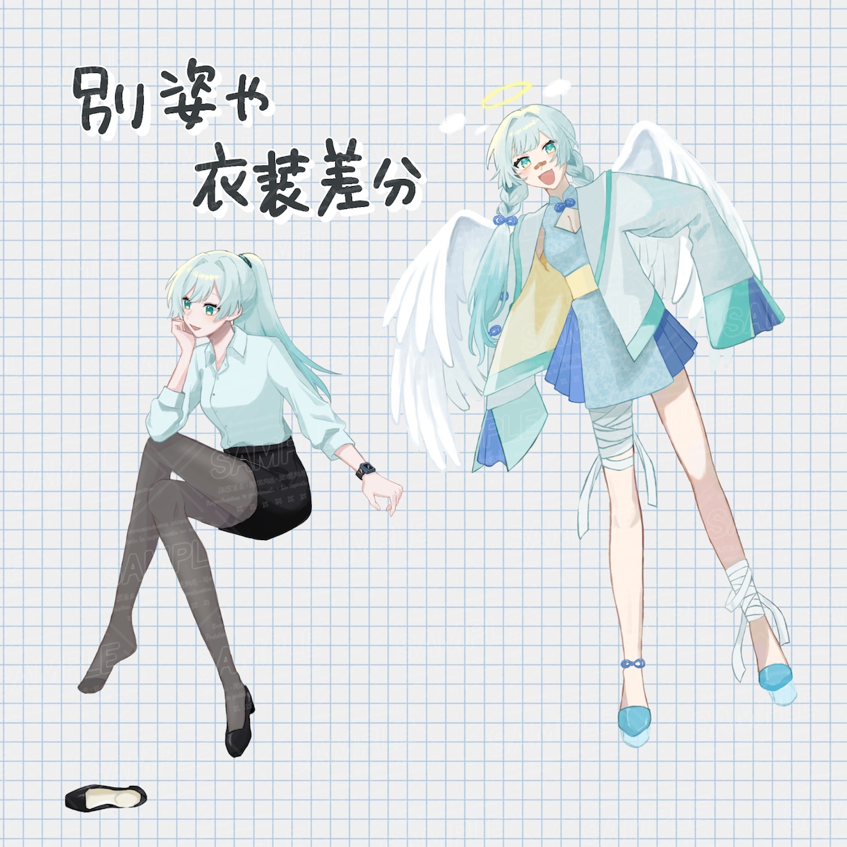 立ち絵制作します TRPGや配信、OCグッズ制作に！かわいいイラスト制作します イメージ5