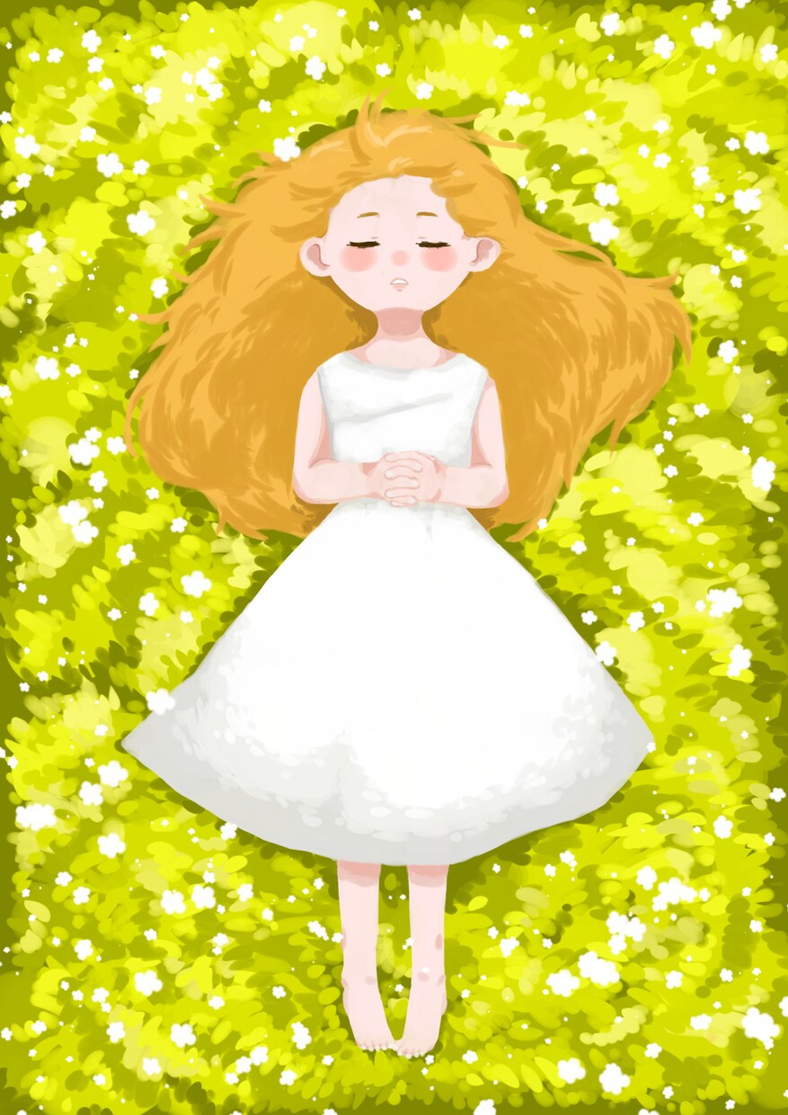 商用無料！ゆるふわ可愛いファンタジー少女を描きます 夢みたいな、ふわっと優しい女の子を✧ イメージ2