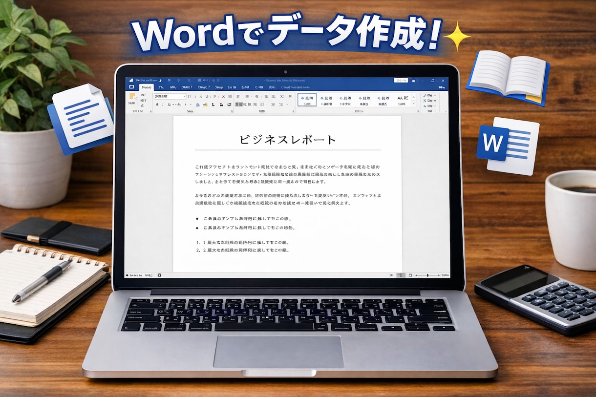 Wordにて文章作成、ブラッシュアップをします 読みやすい文章で作成いたします。 イメージ1