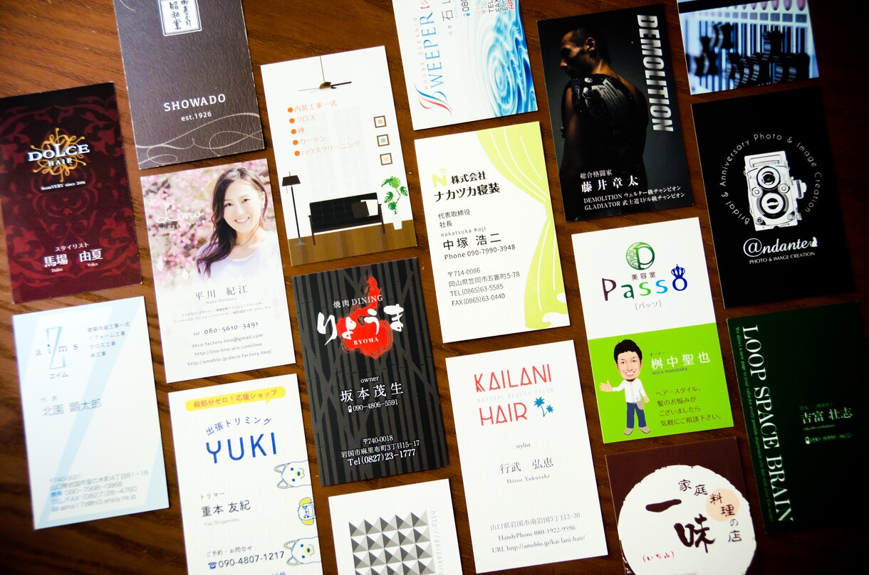 広告代理店が【見せるから魅せる】名刺３案提案します あなたの魅力を惹きだす名刺をデザイン。 イメージ5