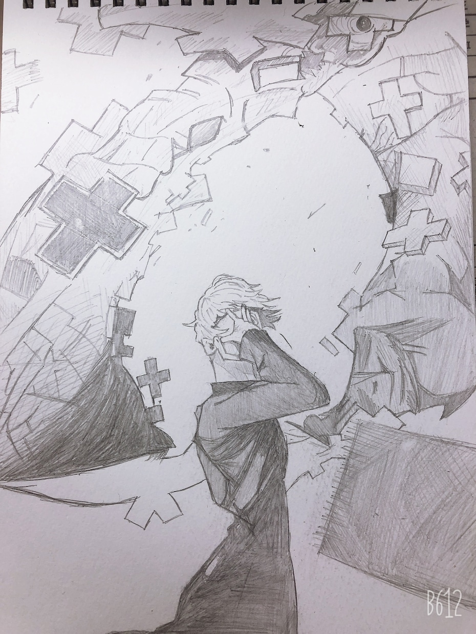 鉛筆画で好きなキャラクターを描きます 鉛筆画で描かれた手書きイラスト、1枚どうですか？ イメージ3