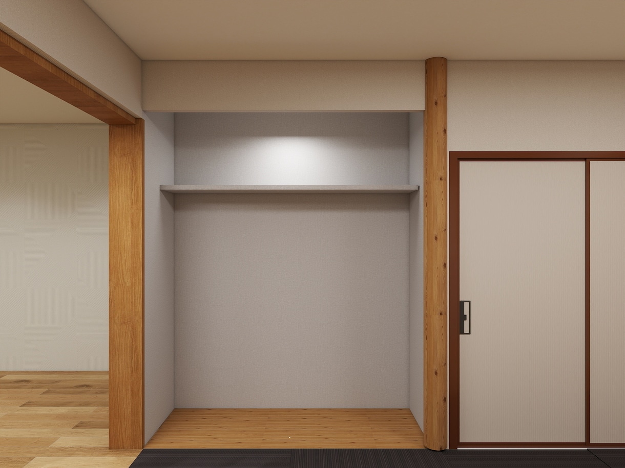 デザイン性のある居住内観パース制作します -LDに相応しいデザインを考えながらパース制作をいたします- イメージ3