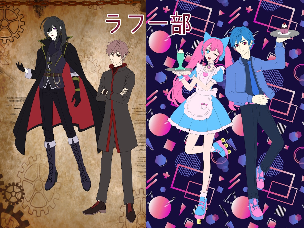 オリジナルキャラクターを制作します あなたの理想をカタチに！様々な場面で使える立ち絵を制作します イメージ5