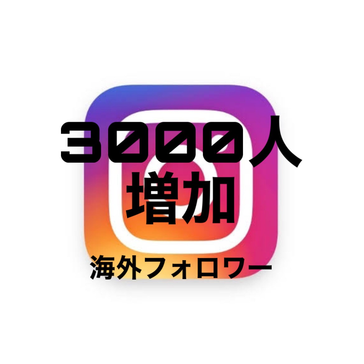 インスタ +3000人　海外フォロワー増やします 【集客・収益化】海外フォロワーの増加。 イメージ1