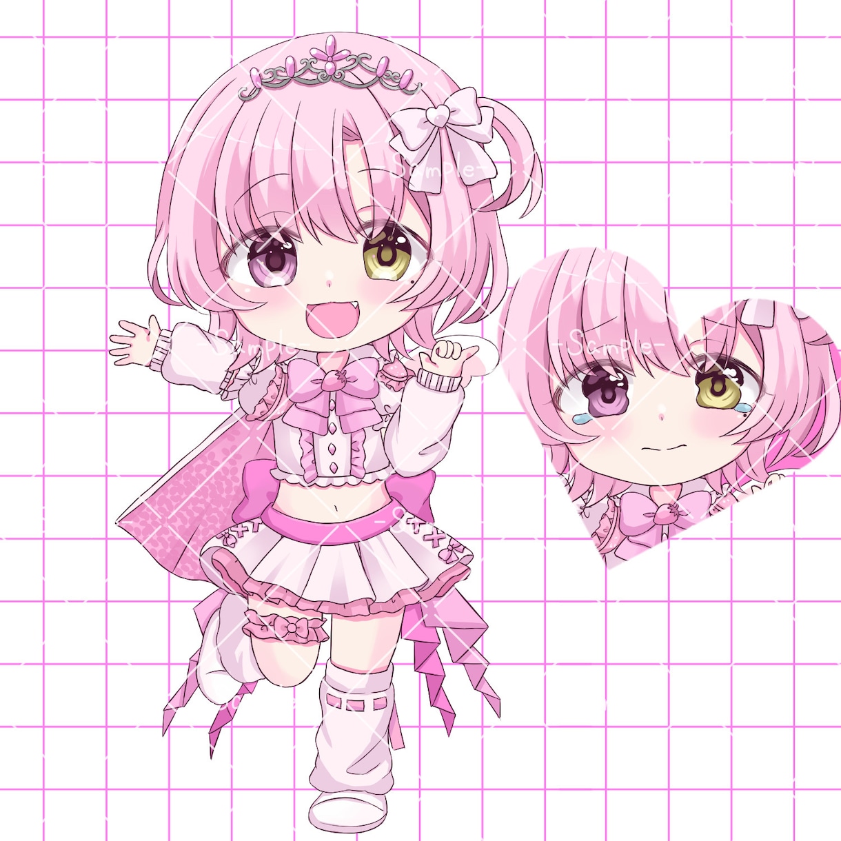 ゆる作画 ミニキャラ SDキャラ 描きます 簡易作画 可愛いミニキャラ作成します！ イメージ1
