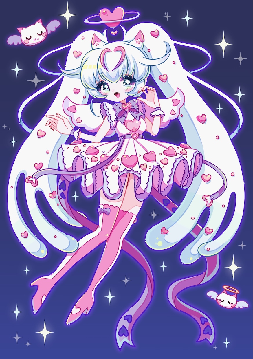 ポップでファンシーな可愛いイラスト描きます MV、歌ってみた、アイドルグッズ、CDジャケなどに！ イメージ8