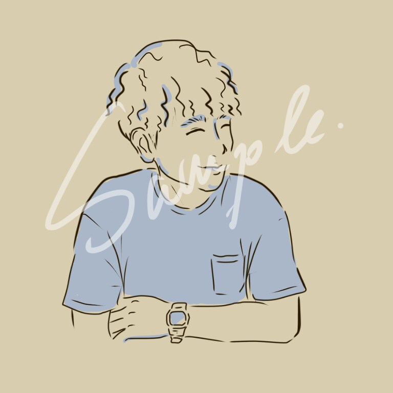 おしゃれなアイコン描きます SNS用／あなたの似顔絵風イラスト描きます イメージ5