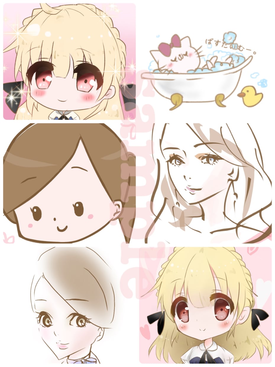 アイコン　商用　イメージ　イラスト作成します いろんな絵柄、塗り方で作成できます。女性以外でもOK イメージ1