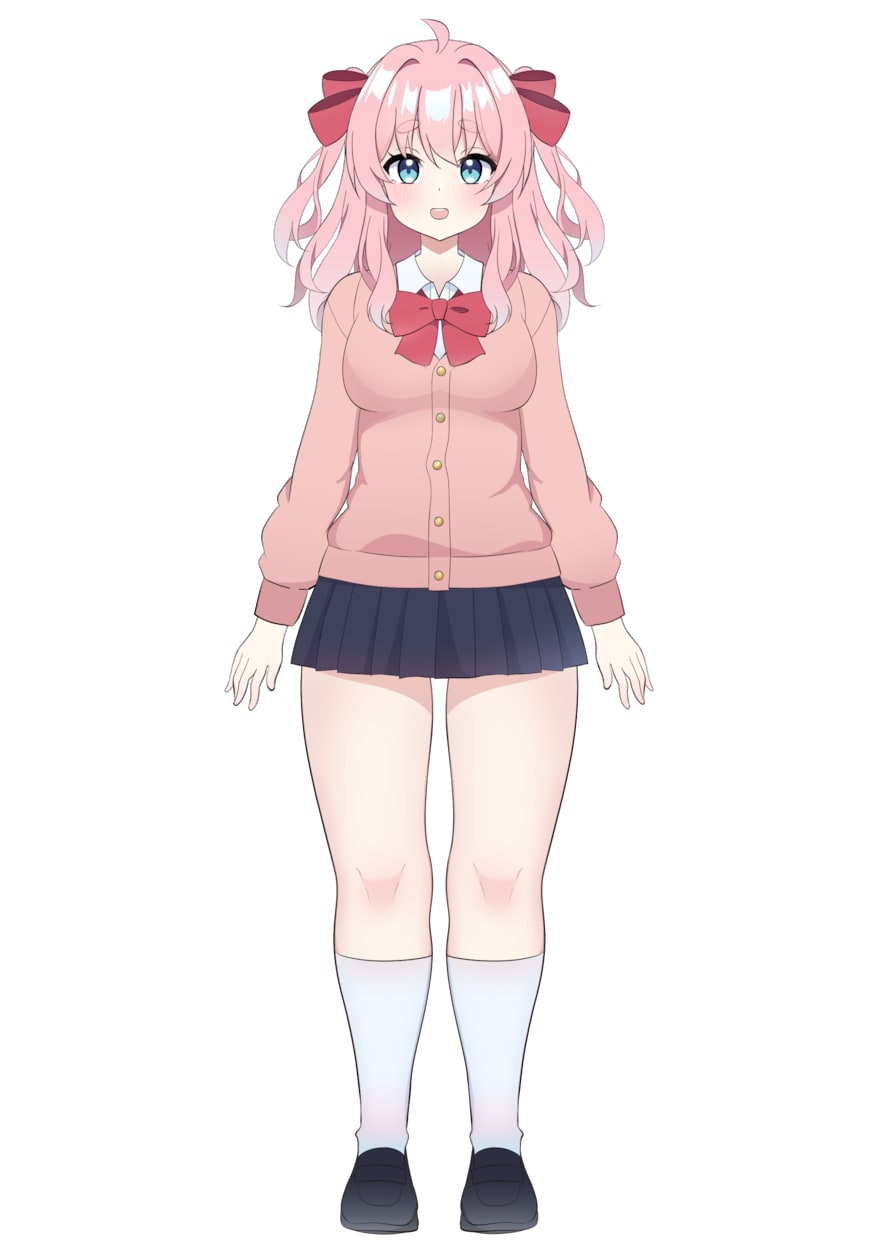 Live2d用も可　女の子のキャラクター制作します オリジナルから二次創作まで！全身イラスト制作 イメージ2