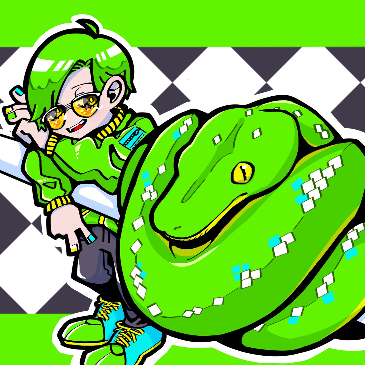 ペットをかわいくデフォルメ！ペットイラスト描きます ポップな絵柄でペット(犬猫鳥蛇etc.)をイラスト化します！ イメージ3