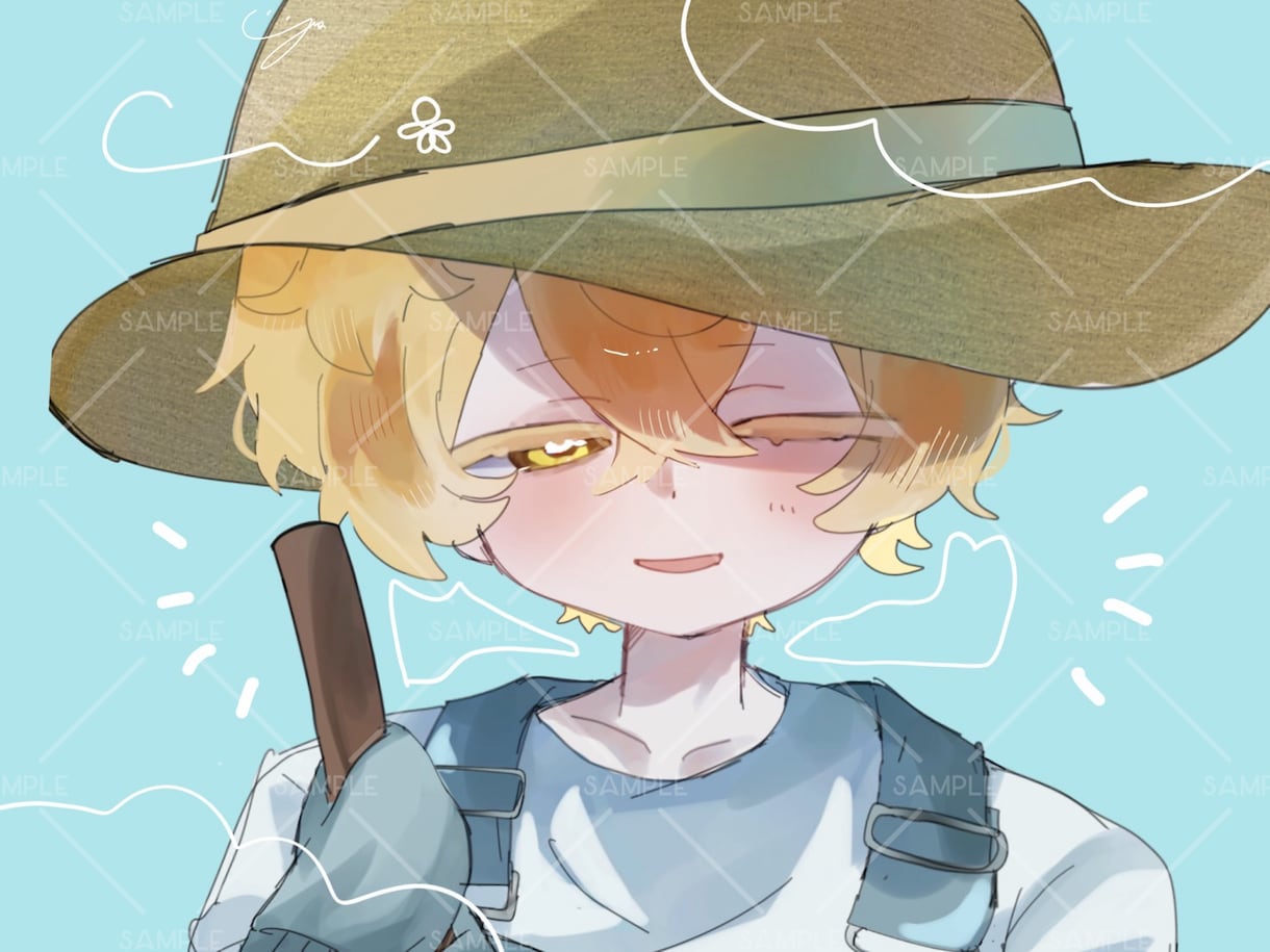 最短1日！超かわいいシンプル1枚絵描きます 様々な用途で使える1枚絵を制作します！どんな雰囲気でも対応可 イメージ4