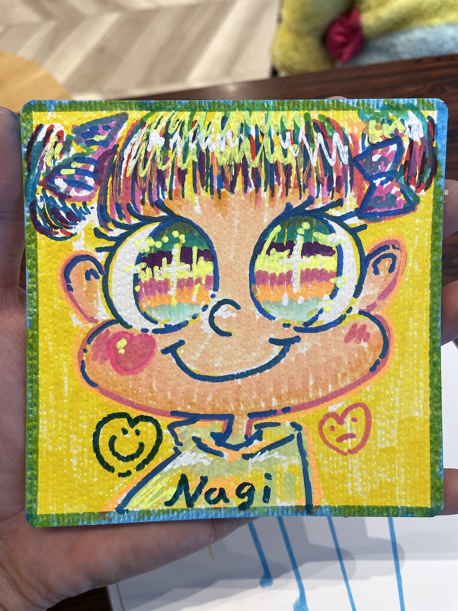 雰囲気を描くミニ似顔絵（アイコン可）ます 写真の空気感をやさしく色にします。 イメージ3
