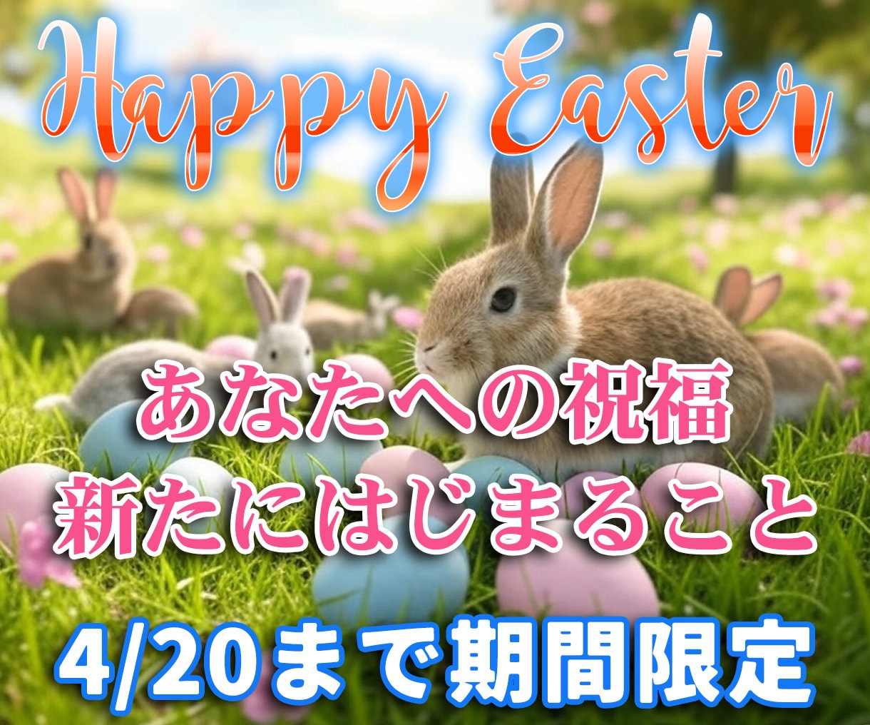 期間限定!イースターから変わるあなたの運勢占います 鑑定書付き!あなたへの祝福、新たなはじまりを的確にお伝え! イメージ1