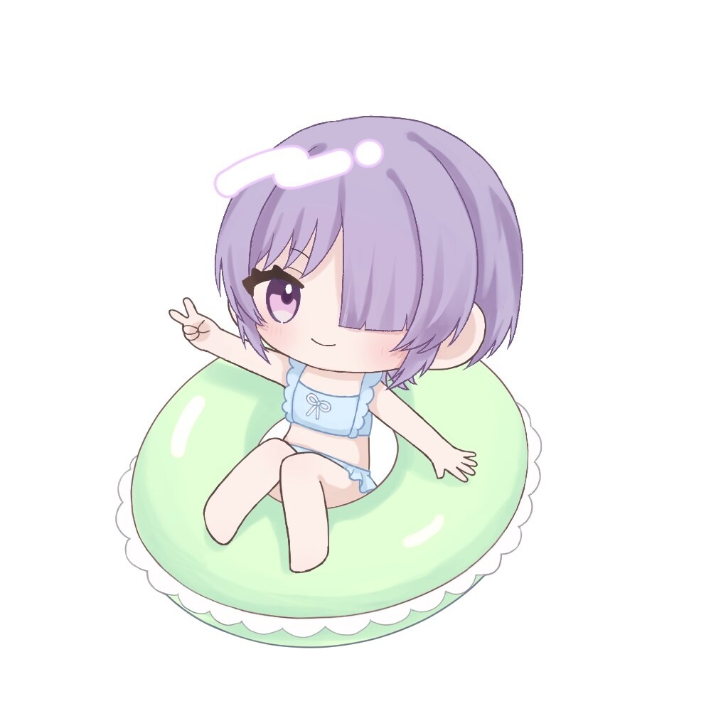 最短当日⭕️水着量産イラスト描きます 商用料金込み！かわいいミニキャラの女の子です！ イメージ5
