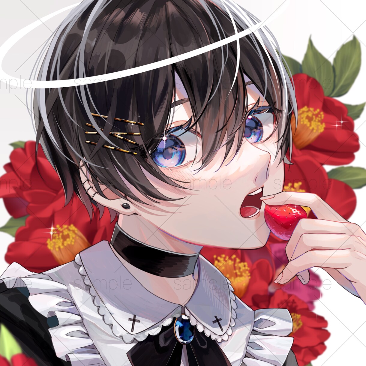 アイコン、立ち絵、なんでもイラスト制作いたします かわいいかっこいい男女描くのが得意です！ イメージ1