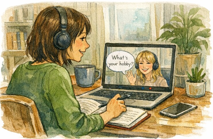 超初心者向け^^英会話はじめの一歩のお相手をします 英語は苦手、でも始めてみたい方。Hi!から始めましょう♪ イメージ2