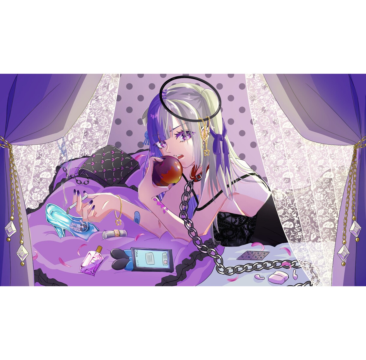 歌ってみたMV描きます 歌ってみた、オリジナル楽曲のMV内イラストやサムネイル イメージ2
