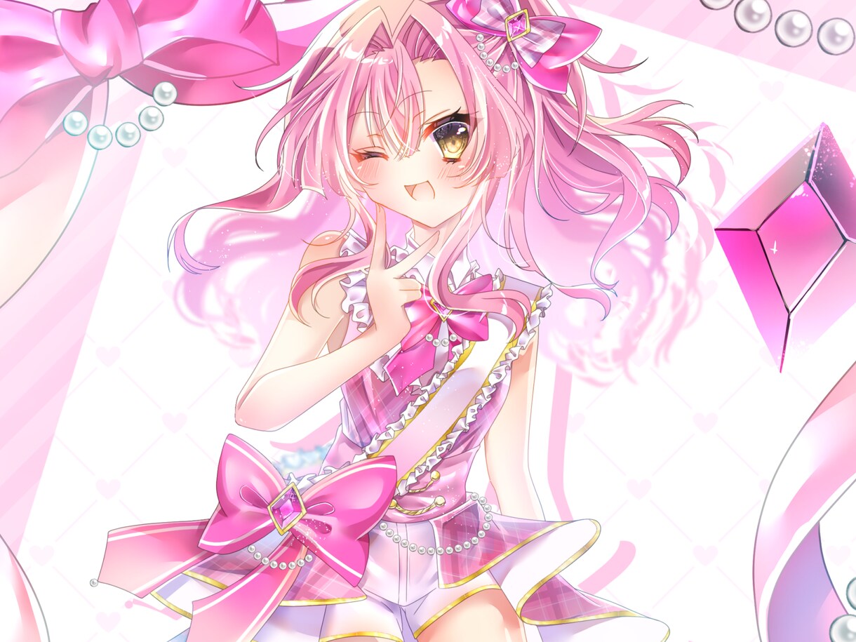 可愛い萌え系イラスト描きます 少し懐かしいような可愛い女の子描きます！ イメージ2