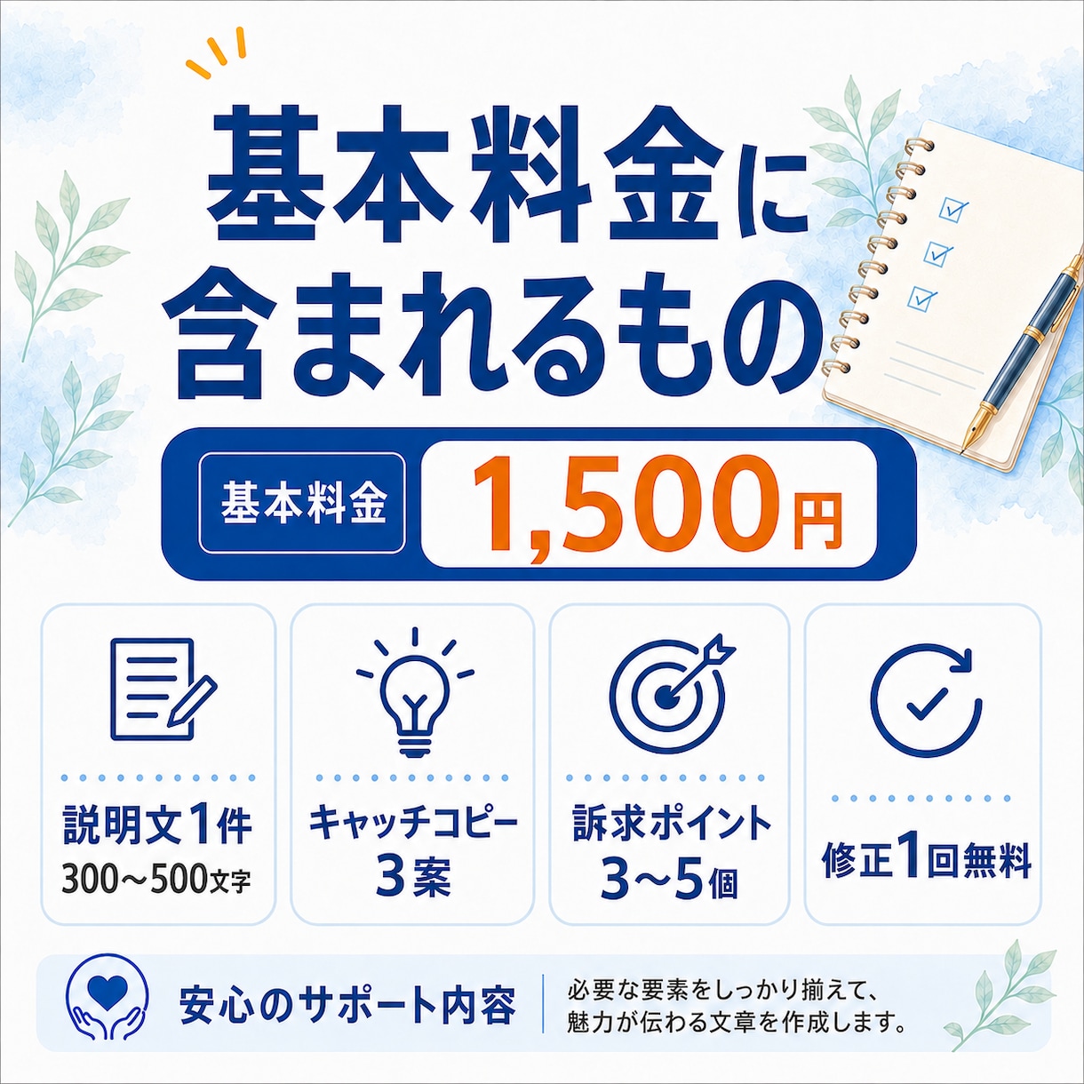 商品・サービスの魅力が伝わる説明文を作成します EC・フリマ・サービス紹介対応｜強みを整理して伝わる文章に イメージ3