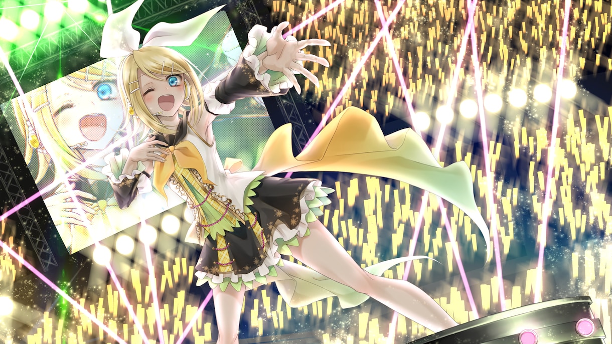 VOCALOIDの楽曲用イラスト描きます 歌のイメージにあう、一枚絵・立ち絵・CDジャケットなど イメージ3