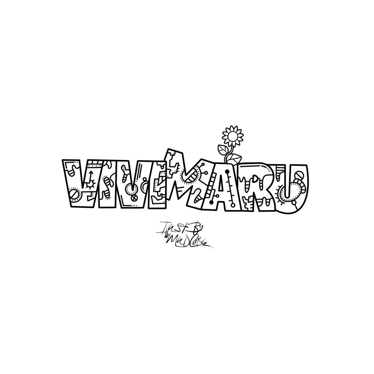 あなたの名前でName Design を制作します 同じものは存在しないオリジナルの柄で描きます！ イメージ7