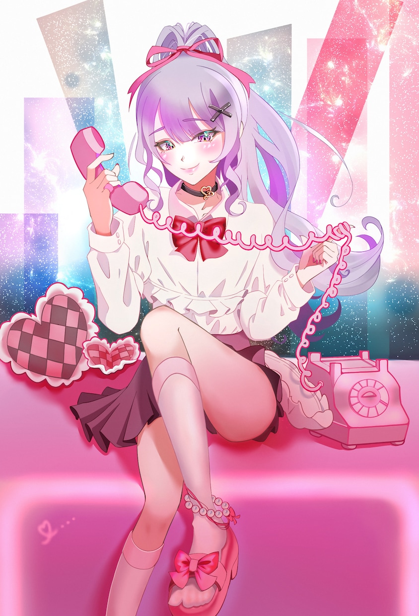 vtuber・SNS活動者様向け一枚絵を作成します 色彩豊かでキラキラ感満載のイラストを描きます!! イメージ1